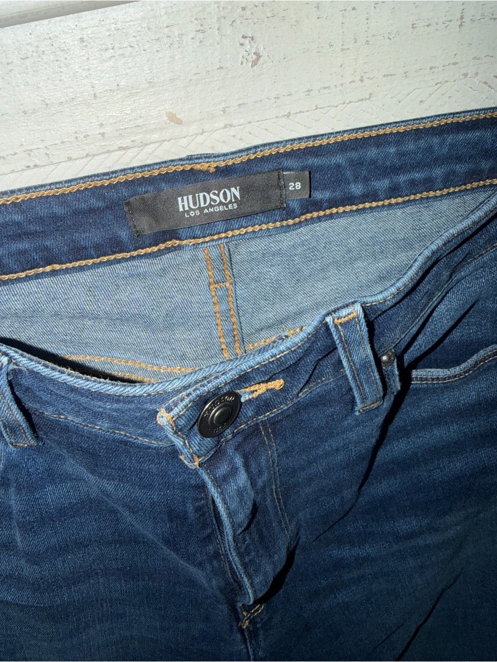 Hudson Jeans Women's Skinny Dark Blue Denim